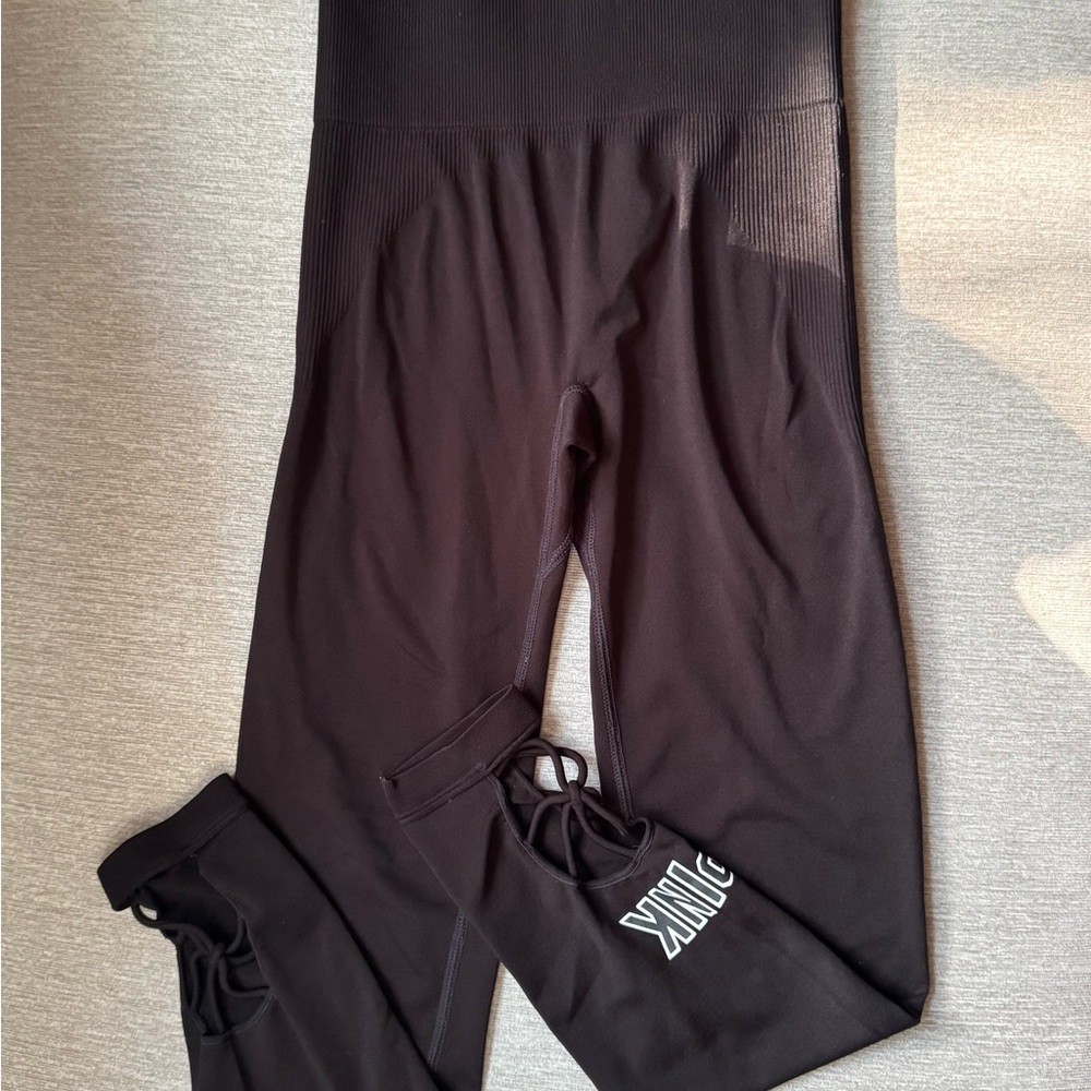 PINK Victoria's Secret Black Kids Leggings